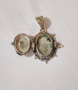 NIKHIL GEMS Elegant Vintage Moonstone Pendant Sterling <b>Silver</b> Handmade Storage Box <b>Locket</b> Jewelry Engagement Gift Third Party - Product Image 4