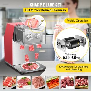 Macchina Tritacarne Commerciale 850W, Capacità 250 Kg/Ora, Lama da 3,5mm, Tagliacarne Elettrico in Acciaio Inox, Nuova Condizione - Product Image 5