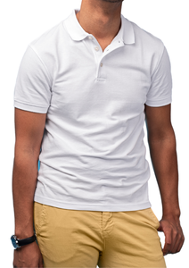 Camiseta Polo de algodón para hombre de algodón 220 gramos Peso de la tela Método de tejido de punto - Product Image 2