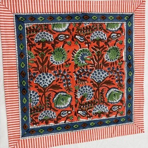 Serviette de table carrée imprimée jetable faite à la main en coton 100% pour mariage, personnalisable, moderne, vente en gros - Product Image 6