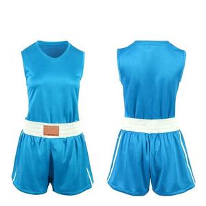 Diseño Personalizado SULTAN BOXING BV 1, Conjunto de Chaleco y Pantalones Cortos de Boxeo, 100% Algodón, Unisex, Transpirable, para Todas las Temporadas, Uniforme de Kick Boxing - Product Image 3