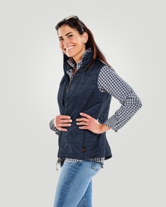 <b>Women's</b> <b>Waterproof</b> Quilted Puffer Vest Lightweight Sleeveless Zip Front Logo Polyester Filled Casual Outdoor <b>Packable</b> Outerwear - Product Image 3