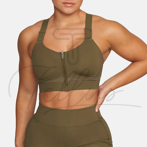 High Quality Private Label Women's Breathable Sports Bra Front High Support Backless Design Adjustable Straps-Yoga Wear Low - Product Image 5