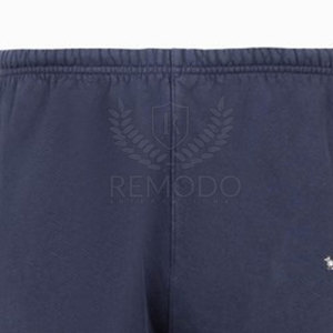 Street Style Plain Dyed Midweight Outdoor Casual <b>Men</b> Sports Custom Logo <b>Drawstring</b> Cotton Flare <b>Trousers</b> Straight Jogger - Product Image 4