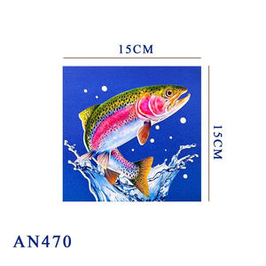 Tarjeta Pop-Up 3D Artesanal de Trucha Arcoíris, Diseño Animal de Última Tendencia, Hecho en Vietnam, Diseño Personalizado, Manualidades de Papel Cortado con Láser, al Mejor Precio - Product Image 2