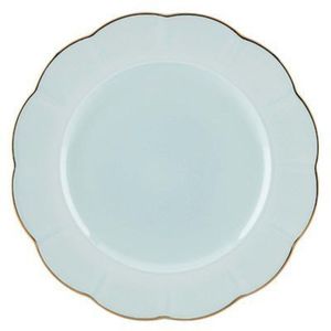 Elegante Plato Decorativo de Metal Esmaltado con Borde Festoneado para Banquetes de Boda, Plato de Servicio de Lujo para Mesa, Venta al por Mayor - Product Image 1