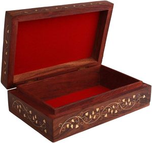 Handmade Wooden Storage Box | Wooden Jewelry Storage Box | Wooden Decorative <b>Boxes</b> | Wooden Gifts <b>Boxes</b> | Jewelry Organizers. - Product Image 1