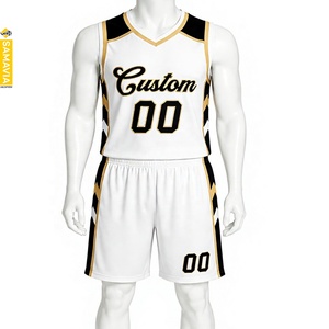 Tenues de basketball personnalisées SAMAVIA réversibles haute performance à manches courtes respirantes grandes tailles pour adultes USA 100% Coton - Product Image 1
