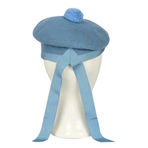 Casquette Balmoral en laine bleu ciel 100% laine, bonnet écossais, chapeau traditionnel des Highlands, fait main, héritage - Product Image 4