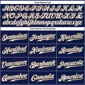 เสื้อเบสบอลแบบสั่งทำพิเศษรุ่นใหม่ล่าสุด พิมพ์โลโก้ทีม ผ้าลายทางสีกรมท่าขาว ขาวทองโบราณ เสื้อเบสบอลของแท้ - Product Image 5