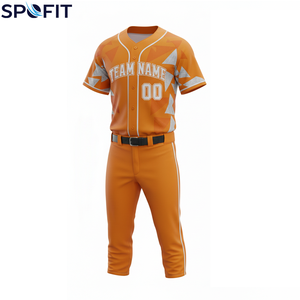 Ensemble d'uniformes de baseball sublimés sur mesure, fabricant en gros, respirant, séchage rapide, logo d'équipe personnalisé, nom et numéro du joueur - Product Image 5