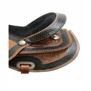 Selle de cheval antique sculptée de haute qualité, en cuir véritable fait à la main, pour le plaisir de l'équitation western, disponible en prix de gros - Product Image 4