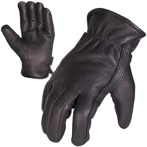 Leather Breathable Casual Driver <b>Gloves</b> Unlined Thermal Wrist Length Outdoor Use - Product Image 5