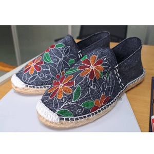 New Comfortable Men's Espadrilles for Women Breathable Canvas Slip on Flats <b>Shoes</b> Export From BD - Product Image 1
