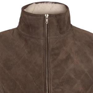 Chaleco de Cuero Genuino de Lujo para Mujer, Chaleco de Piel de Cordero Suave, Estilo Motero, Proveedor de Pedidos al por Mayor OEM - Product Image 2