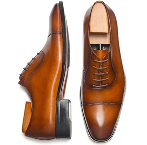 Zapatos de Vestir de Cuero Genuino para Hombre, Zapatos de Cuero para Carrera Profesional, Modelo 2026, Zapatos Planos de Cuero - Product Image 1
