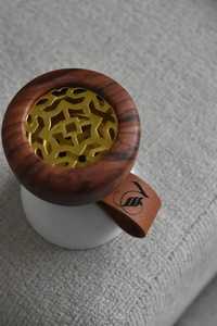 Brûleur à Bakhoor en bois époxy fait main, diffuseur d'aromathérapie pour la pièce, bougies et porte-encens pour parfums d'intérieur - Product Image 4