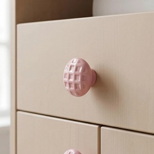 ceramic knob ceramic drawer knobs Modern Round Ceramic Cabinet Knob Decorative Furniture Drawer Pull <b>Kitchen</b> <b>Cupboard</b> Wardrobe - Product Image 1