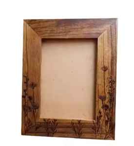 Solid Wood Handmade Eco-Friendly Durable Photo <b>Frame</b> with Custom 1-Color modern Tabletop or <b>Wall</b> Display - Product Image 2