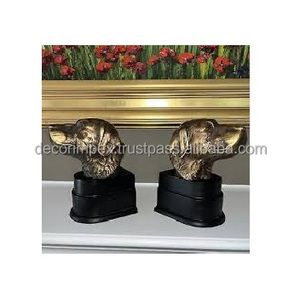 Sujetalibros resistente para sostener libros, extremos de libros para estantes, estatuas de Labrador Retriever, sujetalibros decorativos para libros pesados - Product Image 6