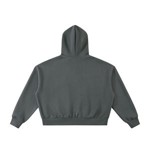 Sweat à capuche unisexe léger en coton pour homme et femme, coupe ample, style vintage, en polaire, séchage rapide, écologique, délavé à l'acide, avec poche - Product Image 4
