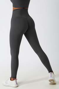 Custom Wholesale Premium <b>Plus</b> <b>Size</b> Womens Flare <b>Yoga</b> Leggings Butt Lift High Waist Gym Activewear <b>Pants</b> Seamless Quick Dry - Product Image 4