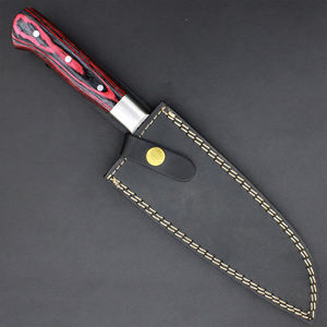 Ensemble de couteaux de chef professionnels en acier Damas faits à la main, manche en bois, pour chefs, cuisiniers, couteau de cuisine - Product Image 3