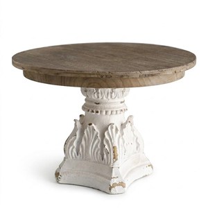 Vintage Farmhouse Pedestal Tray <b>Set</b>, Rustic Wooden <b>Cake</b> <b>Stand</b>, Vintage Wedding Table Centrepiece, Shabby Chic Display Riser Gift - Product Image 1