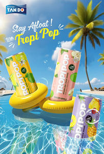 Bebida Carbonatada de Té Sin Azúcar Tropipop de 330 ml, Muestra Gratis, Diseño Gratuito, OEM Disponible - Product Image 4