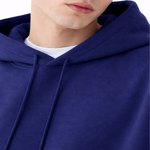 Sweat à capuche bleu marine pour homme – Sweat-shirt à capuche en polaire de qualité supérieure, vêtement décontracté pour tous les jours - Product Image 3