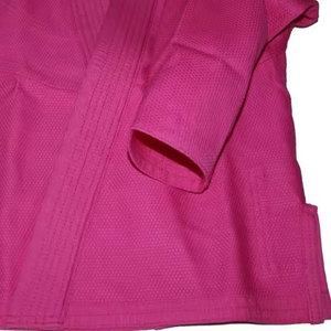 Uniforme de Karate Rosa para Niñas, 100% Algodón, Resistente, Ropa de Artes Marciales, Corte Regular, Talla Infantil - Product Image 6