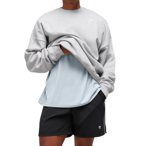 กางเกงขาสั้นออกกำลังกายผู้ชาย 7 นิ้ว ทรงเข้ารูป สำหรับฝึกซ้อม วิ่ง ฟิตเนส กีฬา สีดำ - Product Image 4