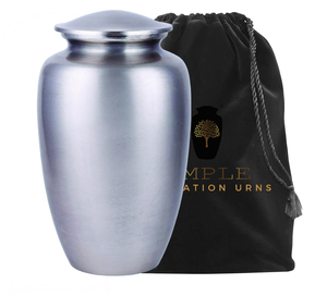 โกศบรรจุอัฐิสีเงินด้านทำจากอะลูมิเนียมสำหรับบรรจุอัฐิมนุษย์ |   โกศบรรจุอัฐิสำหรับผู้ใหญ่แบบอเมริกัน |   เป็นมิตรกับสิ่งแวดล้อมและปรับแต่งได้ - Product Image 2