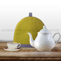 Housse de théière en feutre écologique Asterisk Vintage, en laine de Nouvelle-Zélande traditionnelle, garde le thé au chaud, échantillon gratuit