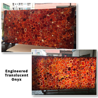 Panneau en résine translucide Decosphere, grande dalle, effet marbre rétroéclairé, design moderne, décoration murale, dalle de salle à manger, 1220x2440mm