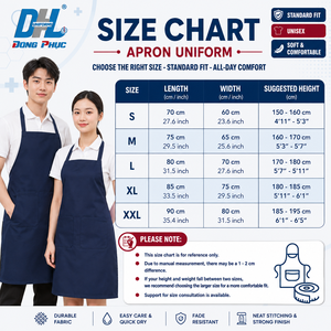ผ้ากันเปื้อนเชฟคุณภาพสูงแบบกำหนดเองพร้อมโลโก้สำหรับบาร์ ร้านอาหาร ทำสวน ผ้าฝ้ายผสมโพลีเอสเตอร์ สีดำ สำหรับผู้ชายและผู้หญิง - Product Image 3