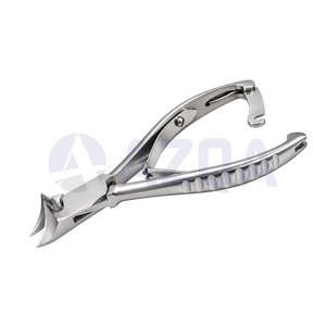 Cortauñas de Acero Inoxidable de Alta Resistencia con Forma de Luna, con Doble Resorte y Bloqueo Trasero para Pedicura Profesional - Product Image 4