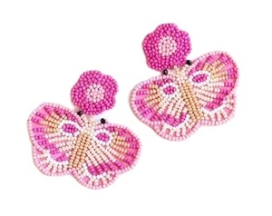 Pendientes de corazón pequeños hechos a mano de lujo en multicolor elegante con bordado de cuentas para mujeres y niñas con estilo último diseño - Product Image 4