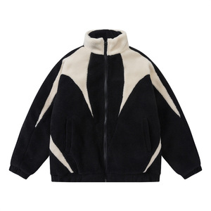 OEM Wholesale High Quality Zip up Winter Warm <b>Sherpa</b> Fleece <b>Jacket</b> for <b>Men</b> Custom Embroidery logo <b>Men's</b> <b>Sherpa</b> <b>Jacket</b> - Product Image 1