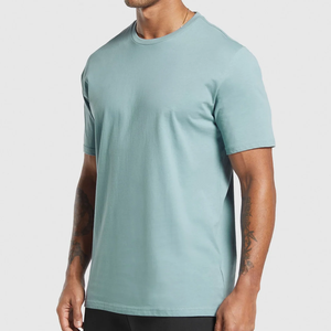 Camiseta de Manga Corta para Hombre, Cuello Redondo, Color Azul Marino, Corte Regular, Estilo Jersey Informal Estampado, 100% Algodón Transpirable, 220g - Product Image 3