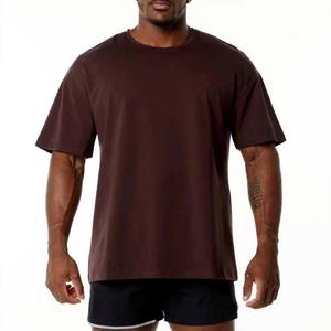 Camiseta Holgada para Hombre con Logotipo Personalizado, Impresión Serigráfica, Cuello Vintage, 100% Algodón Satinado Antiarrugas, Diseño Liso Oversize de Alta Calidad - Product Image 5