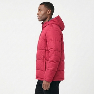Chaqueta Acolchada con Aislamiento para Hombre, con Capucha y Cierre Completo, para Invierno, Casual, para Exteriores - Product Image 2