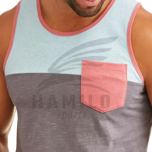 Camisetas sin mangas holgadas para hombre en colores cómodos, de alta calidad, al por mayor, talla grande, diseño de malla, casual, transpirable, de algodón. - Product Image 3