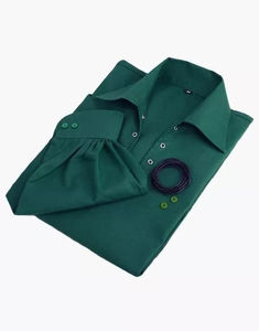 Camisas Jacobitas/Ghillie 100% Algodón para Hombre, Cuello Alto, Estilos Escoceses, Renacentista, Pirata, Medieval, Celta, Highland, Steampunk - Product Image 4