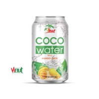 330ml d'eau de coco en conserve avec fabricant de pulpe Directeur de Ben Tre, Viet Nam