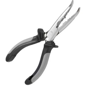 Fishing Pliers Stainless Steel 6.5 Inch Curved Fisherman Pliers Cutter Stainless Steel Non Slip Grip OEM Quality Tool - Product Image 1