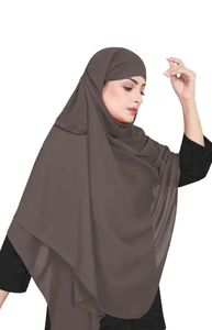 Hijab en fausse georgette au design subtil pour adultes Dupattas pour vêtements indiens et pakistanais - Product Image 4