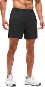 Shorts de course 2 en 1 pour hommes, shorts de sport pour la salle de sport, shorts d'entraînement légers à séchage rapide avec poches - Product Image 3