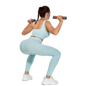 Women 5-Piece Seamless Activewear Set with Full Sleeve Top and Mid Waist <b>Shorts</b> Workout <b>Yoga</b> Wear Spandex/Nylon Eco-Friendly - Product Image 3