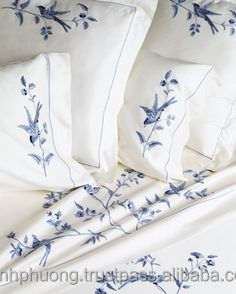 Ensemble de literie d'hôtel de broderie/luxe d'oreiller - Product Image 4